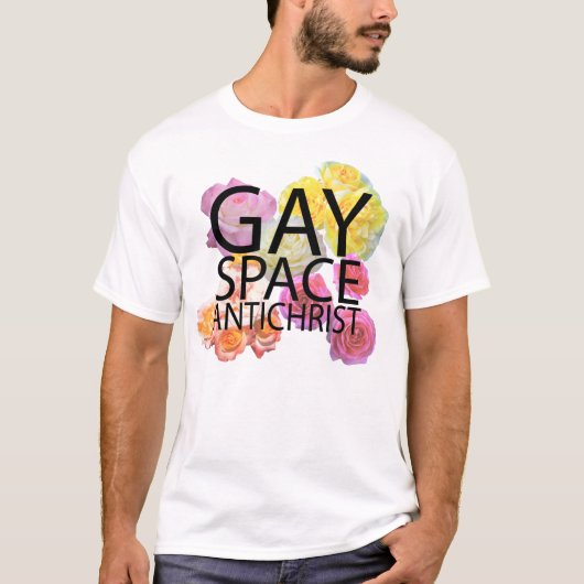 homosexueller Raumantichrist-T - Shirt (Vorderseite)