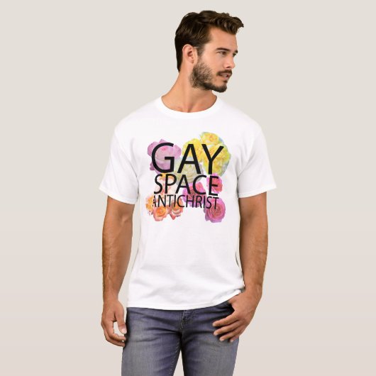 homosexueller Raumantichrist-T - Shirt (Vorne ganz)