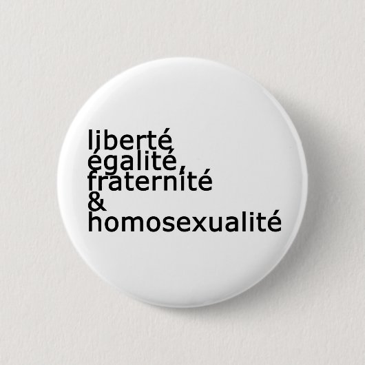 Homosexueller Revolutionär Button (Vorderseite)