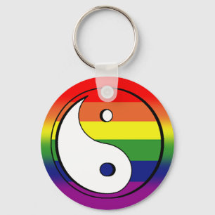 HOMOSEXUELLER Schlüsselanhänger - Ying Yang 02