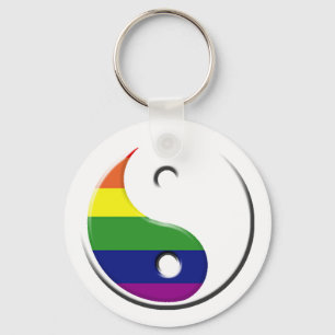 HOMOSEXUELLER Schlüsselanhänger - Ying Yang 03