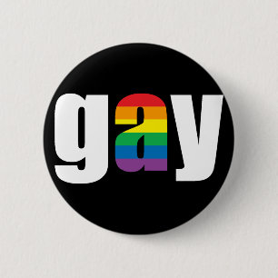 Homosexueller schwarzer Knopf Button