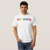 HOMOSEXUELLER Soldat T-Shirt (Vorne ganz)