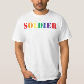 HOMOSEXUELLER Soldat T-Shirt (Vorderseite)