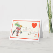 Homosexueller Valentinsgruß-Prinz Feiertagskarte (Vorderseite)