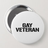 HOMOSEXUELLER VETERAN BUTTON (Vorne & Hinten)