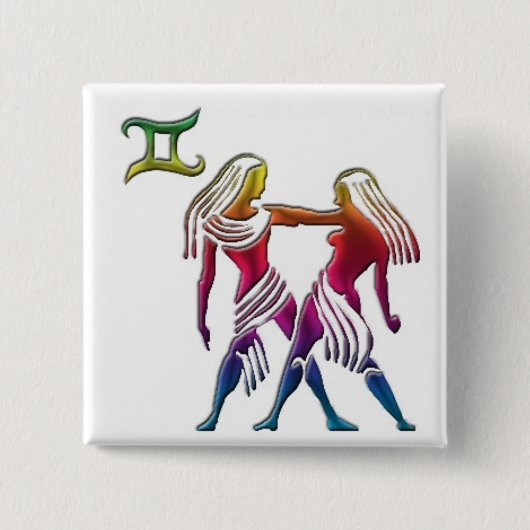 Homosexueller Zwillings-Knopf Button (Vorderseite)