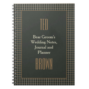 Homosexuelles die Hochzeits-Notizbuch des noblen Notizblock