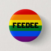 Homosexuelles Feedee Button (Vorderseite)