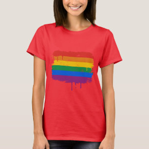 HOMOSEXUELLES FLAGGEN-BRATENFETT T-Shirt