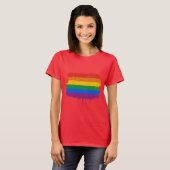 HOMOSEXUELLES FLAGGEN-BRATENFETT T-Shirt (Vorne ganz)