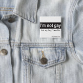 Homosexuelles Freund-Quadrat Button (Beispiel)