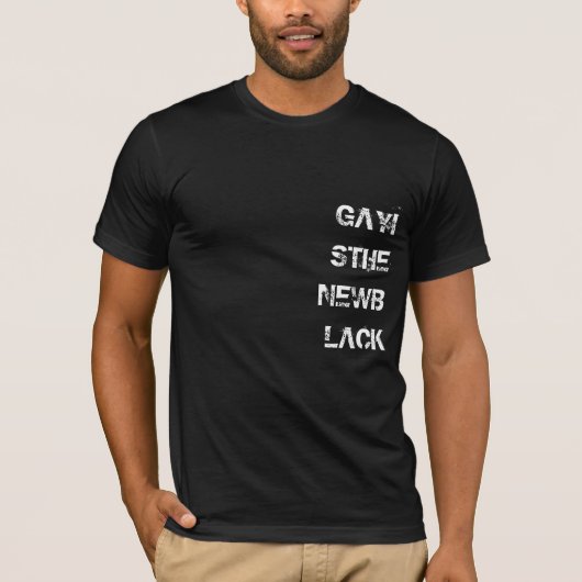 HOMOSEXUELLES IST DAS NEUE SCHWARZE T-Shirt (Vorderseite)