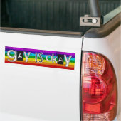 Homosexuelles ist okay autoaufkleber (Auf Lkw)
