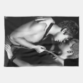 homosexuelles Liebhabertuch Küchentuch (Horizontal)