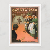 Homosexuelles neues YorkRich Herr-Theater-Plakat Postkarte (Vorderseite)