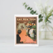 Homosexuelles neues YorkRich Herr-Theater-Plakat Postkarte (Stehend Vorderseite)