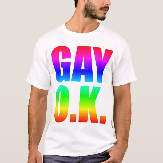 HOMOSEXUELLES O.K. T-Shirt (Vorderseite)