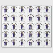 Homosexuelles Paar-Hochzeits-Packpapier fertigen Geschenkpapier (Flach)