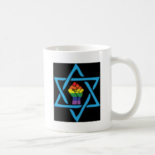 Homosexuelles schwarzes jüdisches kaffeetasse