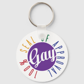 Homosexuelles Siegel der Zustimmung Keychain Schlüsselanhänger