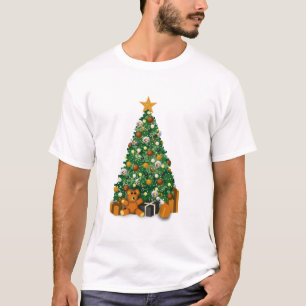 Homosexuelles trägt Weihnachtsbaum-Shirt T-Shirt