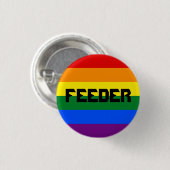 Homosexuelles Zufuhr-Button Button (Vorne & Hinten)