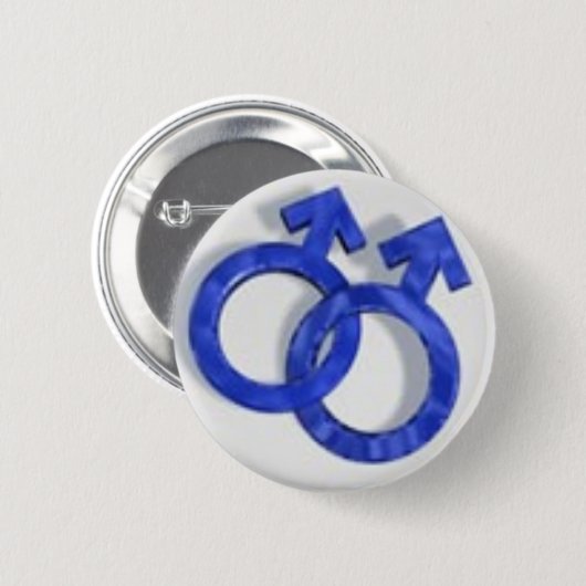 Homosexuellsymbol Button (Vorne & Hinten)