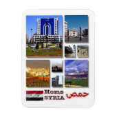 Homs - Syrien - Mosaik - Magnet (Vertikal)