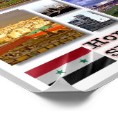 Homs - Syrien - Mosaik - Poster (Ecke)