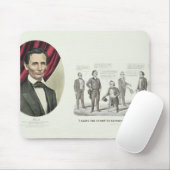 Hon. Abraham Lincoln Mousepad (Mit Mouse)