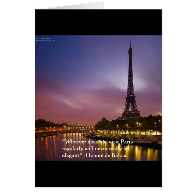 Hon de Balzac: Paris Frankreich (Vorne)