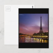 Hon de Balzac: Paris Frankreich Postkarte (Vorne/Hinten)