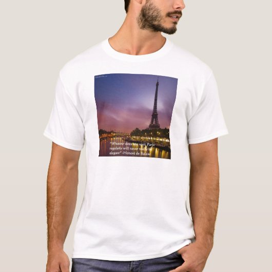 Hon de Balzac: Paris Frankreich T-Shirt (Vorderseite)