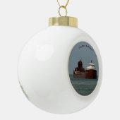 Hon James L. Oberstar Ball oder Schneeflocke Keramik Kugel-Ornament (Links)