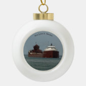 Hon James L. Oberstar Ball oder Schneeflocke Keramik Kugel-Ornament (Vorderseite)
