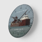 Hon. James L. Oberstar clock Runde Wanduhr (Winkel)