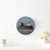 Hon. James L. Oberstar clock Runde Wanduhr (Zuhause)