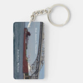 Hon James L. Oberstar PH Rechteck Schlüsselkette Schlüsselanhänger (Rückseite)