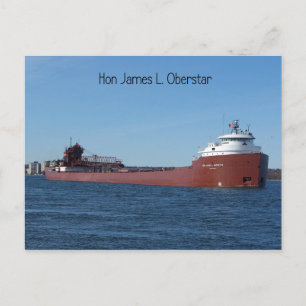 Hon James L. Oberstar Post Card Postkarte