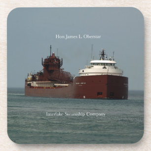 Hon James L. Oberstar Set von 6 plastischen Unters Untersetzer
