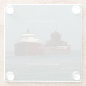 Hon James L. Oberstar-Untersetzer Glasuntersetzer (Rückseite)