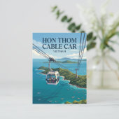 Hòn Thơm Seilbahn Vietnam Postkarte (Stehend Vorderseite)