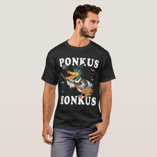 "Honcus Poncus Halloween Duck T - Shirt - Funny Ni (Vorne ganz)