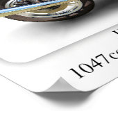 Honda CBX 1000 Motorrad - A3-Druckplakat Poster (Ecke)