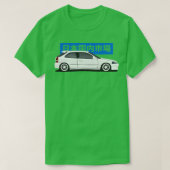 Honda Civic EK Side View T-Shirt (Design vorne)