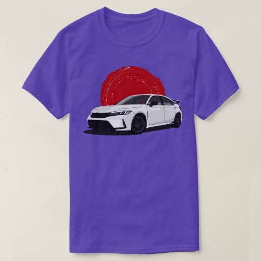 Honda Civic fl T-Shirt (Design vorne)