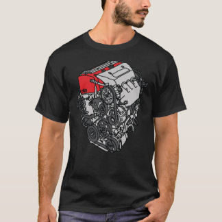 Honda Civic Typ R EP3 K20A Motor Classic T - Shirt