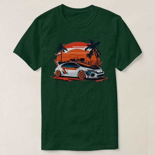 Honda Civic Typ R T-Shirt (Design vorne)