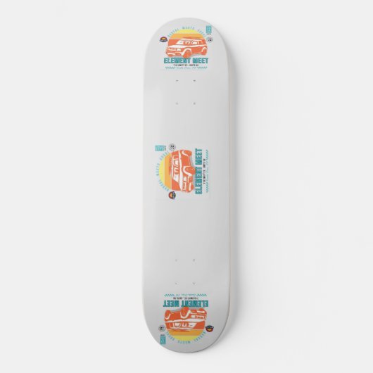 HONDA E MEET 8 1/4" Skateboard Deck (Vorderseite)